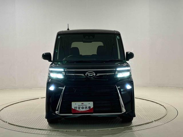 タントカスタムＲＳ　バックモニター対応カメラ　シートヒーターＬＥＤオートライト　パワースライドドアウェルカムオープン機能　電動パーキングブレーキ　運転席助手席シートヒーター　アルミホイール　キーフリーシステム　　オート電動格納式ドアミラー（広島県）の中古車