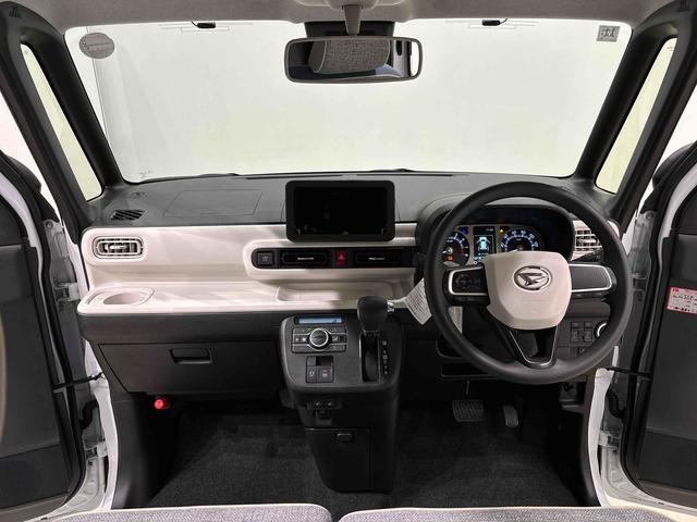 ムーヴキャンバスストライプスＧ　保温機能付きドリンクホルダー　キーフリーＬＥＤオートライト・フォグランプ　電動パーキングブレーキ　プッシュボタンスタート　セキュリティアラーム　バックカメラ　両側パワースライドドアウエルカムオープン機能　オート電動格納式ドアミラー（広島県）の中古車