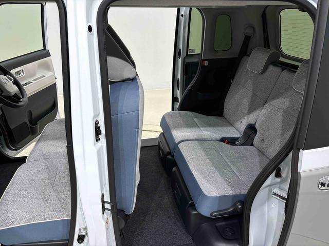 ムーヴキャンバスストライプスＧ　保温機能付きドリンクホルダー　キーフリーＬＥＤオートライト・フォグランプ　電動パーキングブレーキ　プッシュボタンスタート　セキュリティアラーム　バックカメラ　両側パワースライドドアウエルカムオープン機能　オート電動格納式ドアミラー（広島県）の中古車