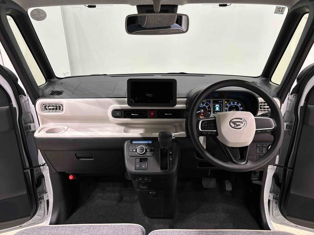 ムーヴキャンバスストライプスＧ　バックモニター　電動パーキングブレーキ保温機能付きドリンクホルダー　オートライト　オートエアコン　後席両側パワースライドドア　運転席・助手席シートヒーター　サイドエアバッグ　ＬＥＤヘッドライト・フォグランプ　キーフリーシステム（広島県）の中古車