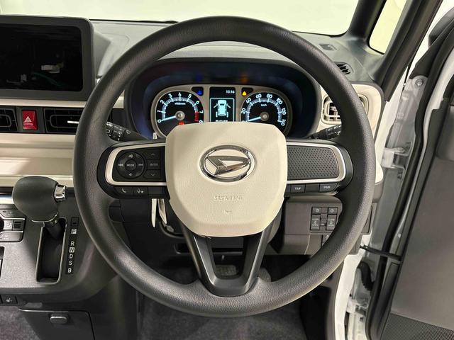 ムーヴキャンバスストライプスＧ　バックモニター　電動パーキングブレーキ保温機能付きドリンクホルダー　オートライト　オートエアコン　後席両側パワースライドドア　運転席・助手席シートヒーター　サイドエアバッグ　ＬＥＤヘッドライト・フォグランプ　キーフリーシステム（広島県）の中古車