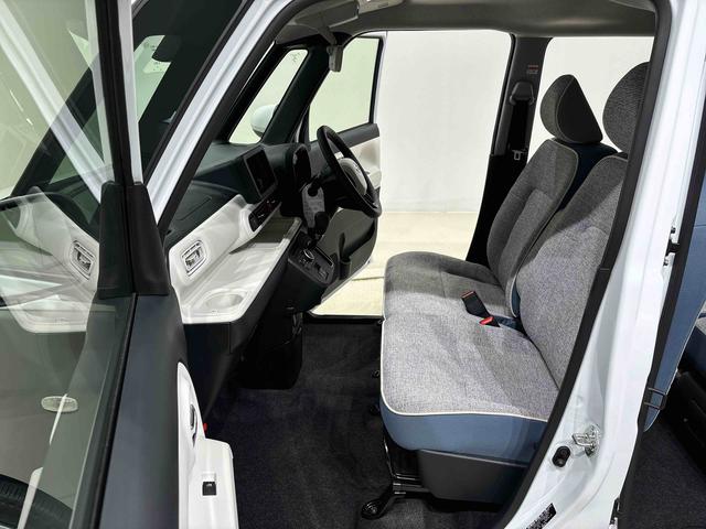 ムーヴキャンバスストライプスＧ　バックモニター　電動パーキングブレーキ保温機能付きドリンクホルダー　オートライト　オートエアコン　後席両側パワースライドドア　運転席・助手席シートヒーター　サイドエアバッグ　ＬＥＤヘッドライト・フォグランプ　キーフリーシステム（広島県）の中古車