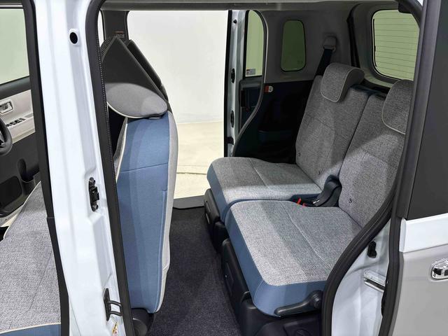 ムーヴキャンバスストライプスＧ　バックモニター　電動パーキングブレーキ保温機能付きドリンクホルダー　オートライト　オートエアコン　後席両側パワースライドドア　運転席・助手席シートヒーター　サイドエアバッグ　ＬＥＤヘッドライト・フォグランプ　キーフリーシステム（広島県）の中古車