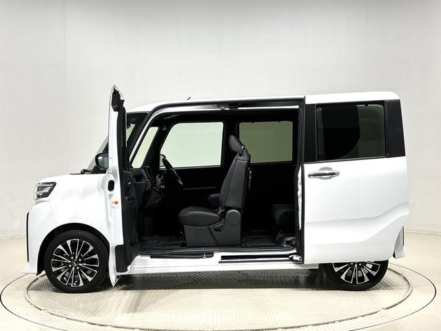 タントカスタムＲＳ　バックモニター対応　電動パーキングブレーキＬＥＤオートライト　パワースライドドアウェルカムオープン機能　オート電動格納式ドアミラー　助手席ロングスライド　助手席イージークローザー　アルミホイール　キーフリーシステム（広島県）の中古車