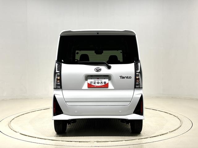 タントカスタムＲＳ　バックモニター対応　電動パーキングブレーキＬＥＤオートライト　パワースライドドアウェルカムオープン機能　オート電動格納式ドアミラー　助手席ロングスライド　助手席イージークローザー　アルミホイール　キーフリーシステム（広島県）の中古車