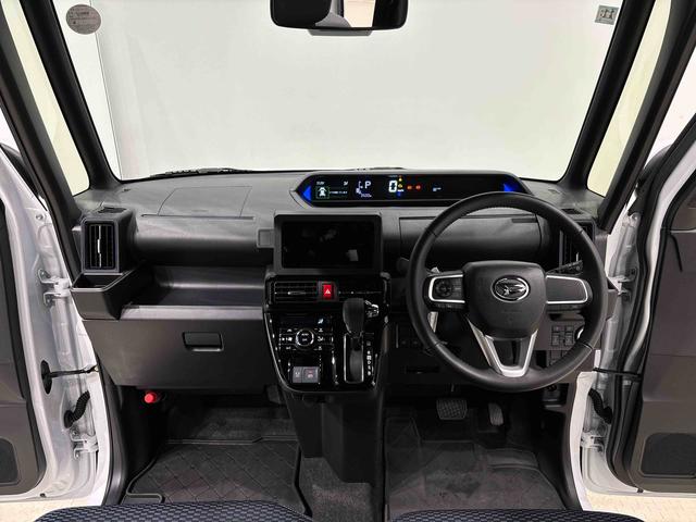 タントカスタムＲＳ　バックモニター対応　電動パーキングブレーキＬＥＤオートライト　パワースライドドアウェルカムオープン機能　オート電動格納式ドアミラー　助手席ロングスライド　助手席イージークローザー　アルミホイール　キーフリーシステム（広島県）の中古車