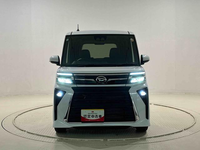 タントカスタムＲＳ　バックモニター対応　電動パーキングブレーキＬＥＤオートライト　パワースライドドアウェルカムオープン機能　オート電動格納式ドアミラー　助手席ロングスライド　助手席イージークローザー　アルミホイール　キーフリーシステム（広島県）の中古車