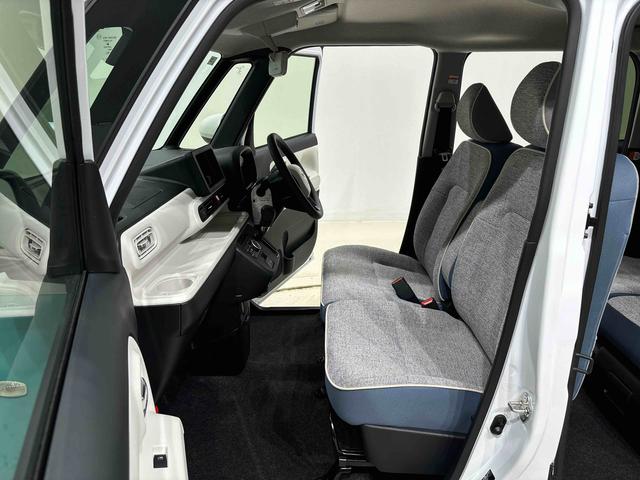 ムーヴキャンバスストライプスＧ　バックモニター　後席両側パワースライドドア運転席・助手席シートヒーター　電動パーキングブレーキ　ＬＥＤヘッドライト・フォグランプ　サイドエアバッグ　オートライト　オートエアコン　キーフリーシステム　アイドリングストップ機能（広島県）の中古車