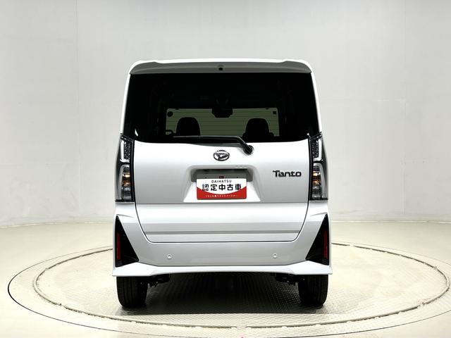 タントカスタムＲＳ　バックカメラ　前席シートヒーター　ターボ車両側電動スライドドア　ＬＥＤヘッドライト　ＬＥＤフォグランプ　オートライト　オートハイビーム　オーディオ操作用ステアリングスイッチ　１５インチアルミホイール　オーディオレス　プッシュボタンスタート（広島県）の中古車