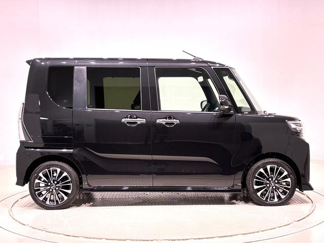 タントカスタムRS パノラマモニター対応 電動パーキングブレーキLEDオートライト パワースライドドアウェルカムオープン機能 オート電動格納式ドアミラー 助手席ロングスライド 助手席イージークローザー アルミホイール キーフリーシステム(広島県)の中古車