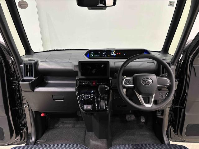 タントカスタムRS パノラマモニター対応 電動パーキングブレーキLEDオートライト パワースライドドアウェルカムオープン機能 オート電動格納式ドアミラー 助手席ロングスライド 助手席イージークローザー アルミホイール キーフリーシステム(広島県)の中古車