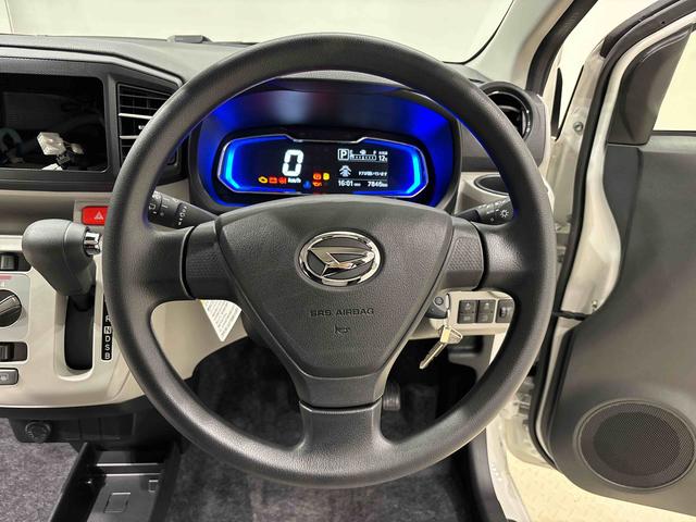 ミライースX リミテッドSAIIILEDヘッドランプ セキュリティアラーム コーナーセンサー 14インチフルホイールキャップ キーレスエントリー 電動格納式ドアミラー ショツピングフック マニュアルエアコン(広島県)の中古車