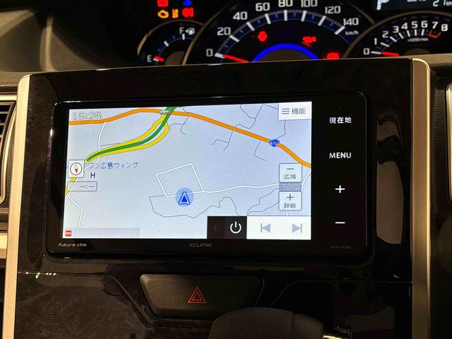 タントカスタムＸ　トップエディションＳＡIII　ナビ　バックカメラＥＴＣ　ＬＥＤオートライト　ＬＥＤフォグ　左側パワースライドドアウェルカムオープン機能　オート電動格納式ドアミラー　助手席ロングスライド　助手席イージークローザー　運転席シートヒーター　アルミホイール（広島県）の中古車