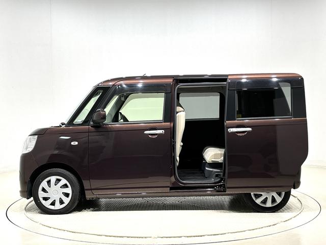 ムーヴキャンバスＸ　ＳＡIII　ナビ　ＥＴＣ　ドラレコハロゲンライト　置き楽ボックス　オートライト　プッシュボタンスタート　セキュリティアラーム　パワースライドドア　　キーフリーシステム　電動格納式ドアミラー（広島県）の中古車