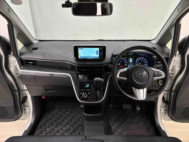 ムーヴカスタム XリミテッドII SAIIILEDオートハイビーム・フォグランプ 運転席シートヒーター 14インチアルミホイール オートライト プッシュボタンスタート セキュリティアラーム ナビ ドライブレコーダー ETC パノラマモニター(広島県)の中古車