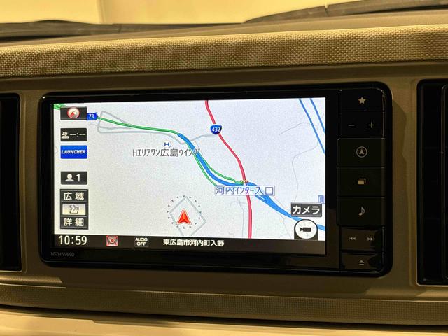 ミラトコットＧ　ＳＡIII　ナビ　パノラマモニター　ドラレコ　ＥＴＣＬＥＤヘッドランプ　運転席・助手席シートヒーター　オートライト　プッシュボタンスタート　パノラマモニター対応カメラ　コーナーセンサー　運転席シートリフター　ＵＳＢ電源ソケット（広島県）の中古車