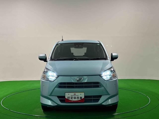 ミライースＸ　リミテッドＳＡIII　バックモニター　電動格納ドアミラーＬＥＤヘッドランプ　セキュリティアラーム　コーナーセンサー　１４インチフルホイールキャップ　キーレスエントリー　電動格納式ドアミラー　ショツピングフック　マニュアルエアコン（広島県）の中古車
