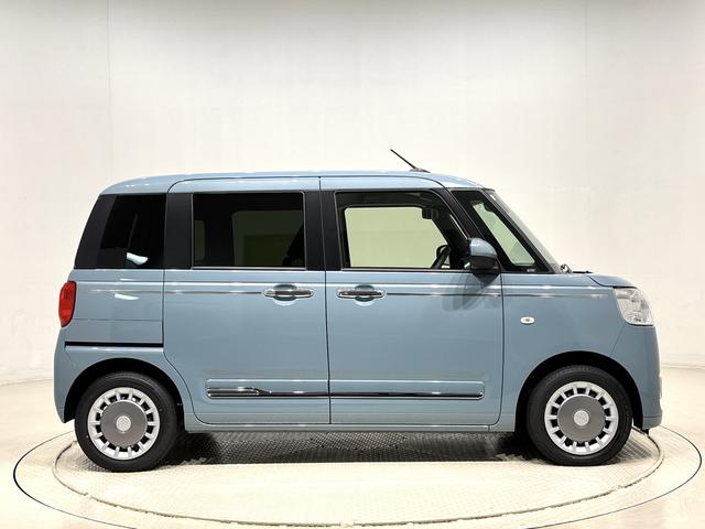 ムーヴキャンバスセオリーＧＬＥＤオートライト・フォグランプ　電動パーキングブレーキ　プッシュボタンスタート　セキュリティアラーム　バックカメラ　両側パワースライドドアウエルカムオープン機能　オート電動格納式ドアミラー（広島県）の中古車