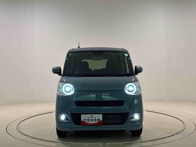 ムーヴキャンバスセオリーＧＬＥＤオートライト・フォグランプ　電動パーキングブレーキ　プッシュボタンスタート　セキュリティアラーム　バックカメラ　両側パワースライドドアウエルカムオープン機能　オート電動格納式ドアミラー（広島県）の中古車