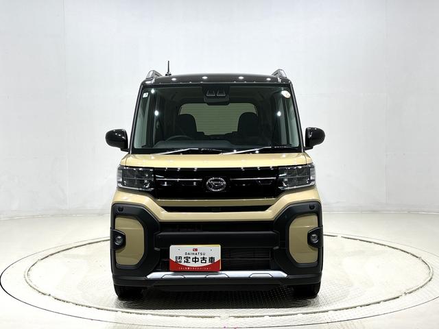 タントファンクロスターボ　バックモニター　前席シートヒーター電動パーキングブレーキ　後席両側パワースライドドア　サイドエアバッグ　ＬＥＤヘッドライト・フォグランプ　プッシュボタンスタート　オートライト　セキュリティーアラーム　純正１５インチアルミホイール（広島県）の中古車