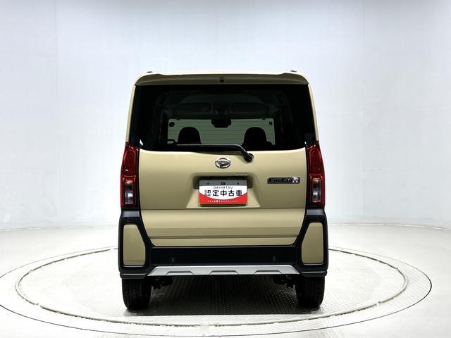 タントファンクロスターボ　バックモニター　前席シートヒーター電動パーキングブレーキ　後席両側パワースライドドア　サイドエアバッグ　ＬＥＤヘッドライト・フォグランプ　プッシュボタンスタート　オートライト　セキュリティーアラーム　純正１５インチアルミホイール（広島県）の中古車