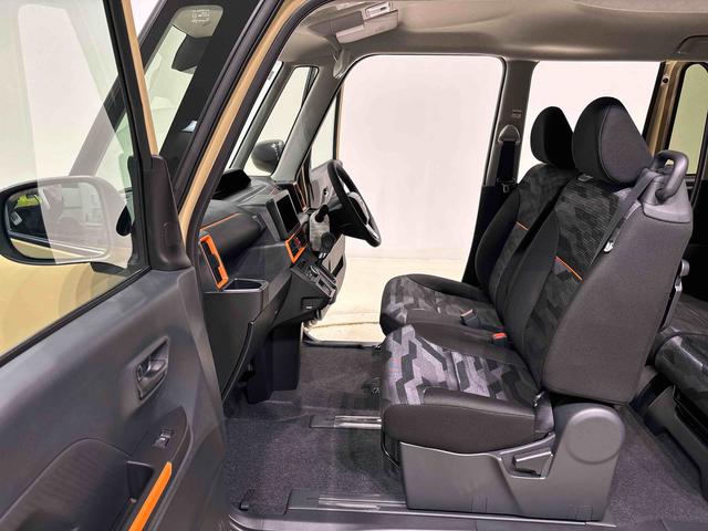 タントファンクロスターボ　バックモニター　前席シートヒーター電動パーキングブレーキ　後席両側パワースライドドア　サイドエアバッグ　ＬＥＤヘッドライト・フォグランプ　プッシュボタンスタート　オートライト　セキュリティーアラーム　純正１５インチアルミホイール（広島県）の中古車