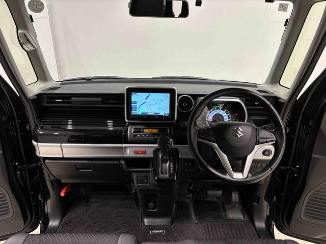 スペーシアカスタムハイブリッドＸＳ　ナビゲーション　ドラレコ　ＥＴＣＬＥＤオートライト　プッシュスタートボタン　運転席シートヒーター　　アルミホイール　キーフリーシステム（広島県）の中古車