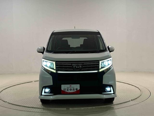 ムーヴカスタム RS ハイパーSA ナビ ETC車載器LEDオートハイビーム・フォグランプ 運転席シートヒーター アルミホイール オートライト プッシュボタンスタート セキュリティアラーム(広島県)の中古車