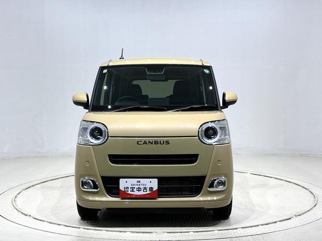 ムーヴキャンバスセオリーＧ　バックカメラ付き　電動パーキングブレーキＬＥＤオートライト・フォグランプ　電動パーキングブレーキ　プッシュボタンスタート　セキュリティアラーム　バックカメラ　両側パワースライドドアウエルカムオープン機能　オート電動格納式ドアミラー（広島県）の中古車