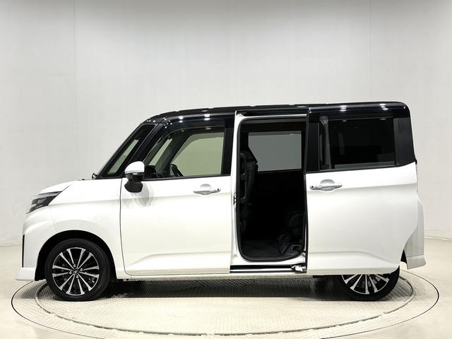 トールカスタムG ターボLEDヘッドランプ・フォグランプ 15インチアルミホイール オートライト プッシュボタンスタート クルーズコントロール コーナーセンサー パワースライドドア キーフリーシステム(広島県)の中古車