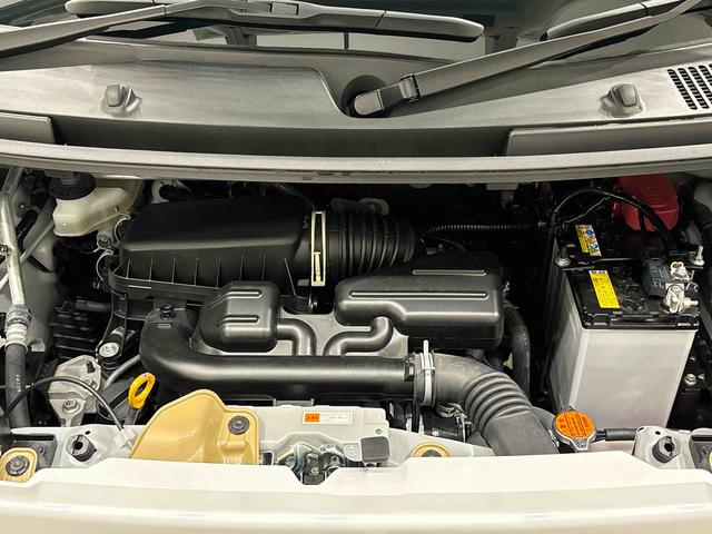 ムーヴキャンバスストライプスG シートヒーター バックモニター対応カメラLEDオートライト・フォグランプ 電動パーキングブレーキ プッシュボタンスタート セキュリティアラーム バックカメラ 両側パワースライドドアウエルカムオープン機能 オート電動格納式ドアミラー(広島県)の中古車