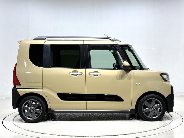 タントファンクロスターボLEDオートライト パワースライドドアウェルカムオープン機能 オート電動格納式ドアミラー 助手席ロングスライド 助手席イージークローザー アルミホイール キーフリーシステム(広島県)の中古車