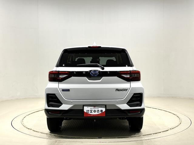 ロッキープレミアムＧ　ＨＥＶ　バックモニター　電動パーキングブレーキＬＥＤヘッドランプ・フォグランプ　全車速追従機能付アダプティブクルーズコントロール　レーンキープコントロール　ブラインドスポットモニター　１７インチアルミホイール　シートヒーター（広島県）の中古車