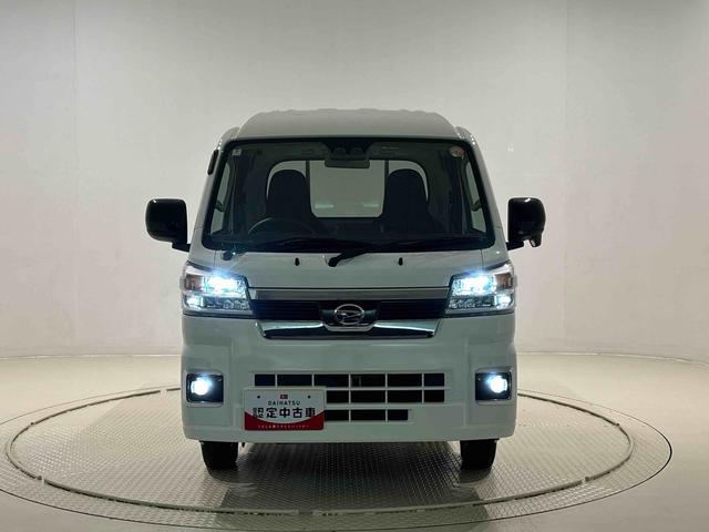 ハイゼットトラックジャンボエクストラ CVT 4WDプッシュボタンスタート オートライト マニュアルエアコン ハンドサイドブレーキ 運転席・助手席パワーウィンドウ サンバイザー LEDヘッドライト(広島県)の中古車