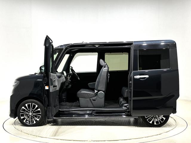 タントカスタムＲＳナビ　パノラマモニター　ＬＥＤオートライト　パワースライドドアウェルカムオープン機能　オート電動格納式ドアミラー　助手席ロングスライド　助手席イージークローザー　アルミホイール　キーフリーシステム（広島県）の中古車