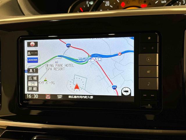 ムーヴキャンバスGメイクアップ SAIII ブラックインテリアパック純正ナビ装着用アップグレードパック 純正ナビゲーション ドライブレコーダー 両側電動スライドドア 本革巻ステアリングホイール Bi−AngleLEDヘッドランプ オートライト キーフリーシステム(広島県)の中古車