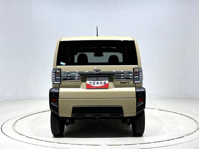 タフトＸ　メッキパックスカイフィールトップ　ＬＥＤヘッドランプ　コーナーセンサー　プッシュボタンスタート　キーフリーシステム　電動パーキングブレーキ　バックカメラ　スチールホイール（広島県）の中古車