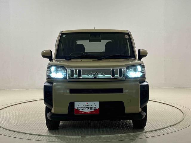 タフトＸ　メッキパックスカイフィールトップ　ＬＥＤヘッドランプ　コーナーセンサー　プッシュボタンスタート　キーフリーシステム　電動パーキングブレーキ　バックカメラ　スチールホイール（広島県）の中古車