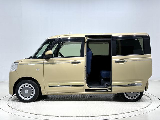 ムーヴキャンバスセオリーＧ　９インチディスプレイオーディオ　ドライブレコーダパノラマモニター対応カメラ　ブラインドスポットモニター　電動パーキングブレーキ　後席両側パワースライドドア　運転席・助手席シートヒーター　オートライト　ＬＥＤヘッドライト・フォグランプ（広島県）の中古車