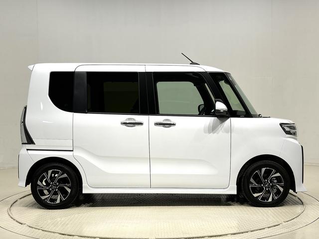 タントカスタムX 両側電動スライドドア 前席シートヒーター付バックカメラ オーディオ操作用ステアリングスイッチ プッシュボタンスタート LEDヘッドライト オートライト オートハイビーム LEDフォグランプ 14インチアルミホイール SRSサイドエアバッグ(広島県)の中古車