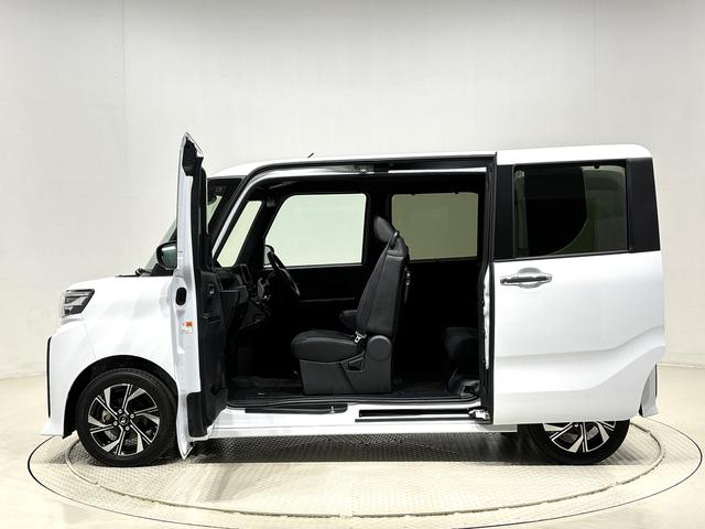 タントカスタムX 両側電動スライドドア 前席シートヒーター付バックカメラ オーディオ操作用ステアリングスイッチ プッシュボタンスタート LEDヘッドライト オートライト オートハイビーム LEDフォグランプ 14インチアルミホイール SRSサイドエアバッグ(広島県)の中古車
