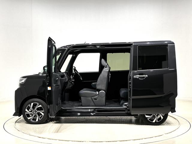 タントカスタムＸ　運転席・助手席シートヒーター　キーフリーシステム純正ナビ装着用アップグレードパック　電動パーキングブレーキ　オートブレーキホールド機能　両側電動スライドドア　格納式リヤドアサンシェード　オートライト（広島県）の中古車