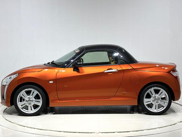 コペンローブ　アクティブトップルーフ　純正カーペットマット付オートライト　ＬＥＤヘッドライト　マルチリフレクターハロゲンフォグランプ　プッシュボタンスタート　１６インチアルミホイール　フロント・リヤスタビライザー　オーディオレス　ロールバー　シートヒーター（広島県）の中古車