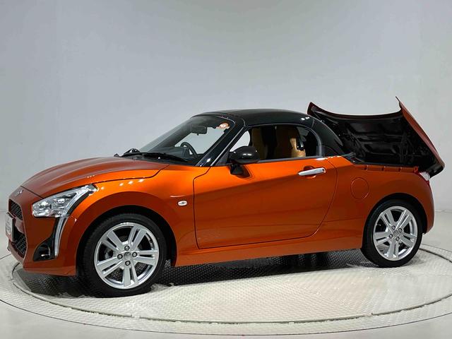 コペンローブ　アクティブトップルーフ　純正カーペットマット付オートライト　ＬＥＤヘッドライト　マルチリフレクターハロゲンフォグランプ　プッシュボタンスタート　１６インチアルミホイール　フロント・リヤスタビライザー　オーディオレス　ロールバー　シートヒーター（広島県）の中古車