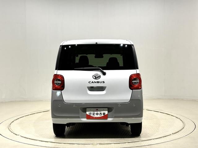 ムーヴキャンバスストライプスGLEDオートライト・フォグランプ 電動パーキングブレーキ プッシュボタンスタート セキュリティアラーム バックカメラ 両側パワースライドドアウエルカムオープン機能 オート電動格納式ドアミラー(広島県)の中古車