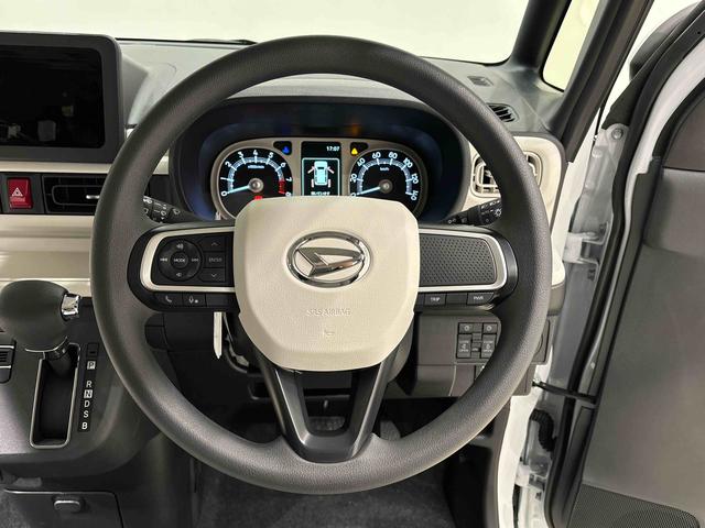 ムーヴキャンバスストライプスＧＬＥＤオートライト・フォグランプ　電動パーキングブレーキ　プッシュボタンスタート　セキュリティアラーム　バックカメラ　両側パワースライドドアウエルカムオープン機能　オート電動格納式ドアミラー（広島県）の中古車