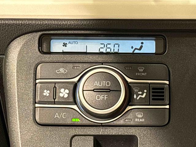 ムーヴキャンバスストライプスＧＬＥＤオートライト・フォグランプ　電動パーキングブレーキ　プッシュボタンスタート　セキュリティアラーム　バックカメラ　両側パワースライドドアウエルカムオープン機能　オート電動格納式ドアミラー（広島県）の中古車