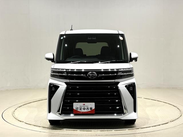 タントカスタムＲＳ　パノラマモニター対応　電動パーキングブレーキＬＥＤオートライト　パワースライドドアウェルカムオープン機能　オート電動格納式ドアミラー　助手席ロングスライド　助手席イージークローザー　アルミホイール　キーフリーシステム（広島県）の中古車