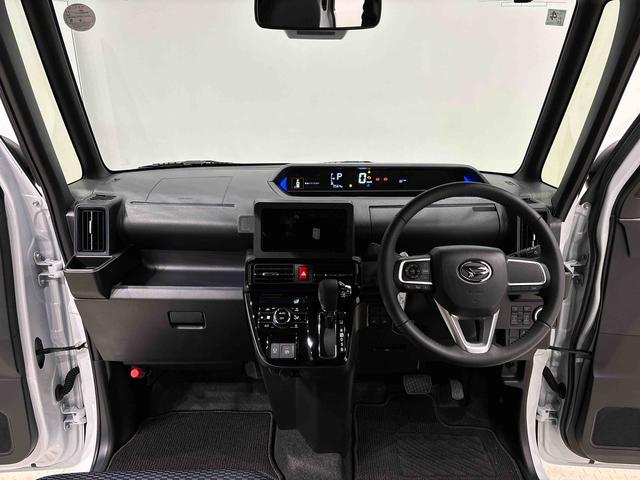 タントカスタムＲＳ　パノラマモニター対応　電動パーキングブレーキＬＥＤオートライト　パワースライドドアウェルカムオープン機能　オート電動格納式ドアミラー　助手席ロングスライド　助手席イージークローザー　アルミホイール　キーフリーシステム（広島県）の中古車