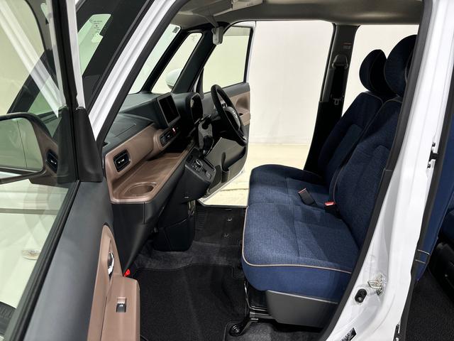 ムーヴキャンバスセオリーＧターボＬＥＤオートライト・フォグランプ　電動パーキングブレーキ　プッシュボタンスタート　セキュリティアラーム　バックカメラ　両側パワースライドドアウエルカムオープン機能　オート電動格納式ドアミラー（広島県）の中古車